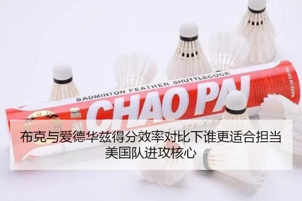 布克与爱德华兹得分效率对比下谁更适合担当美国队进攻核心